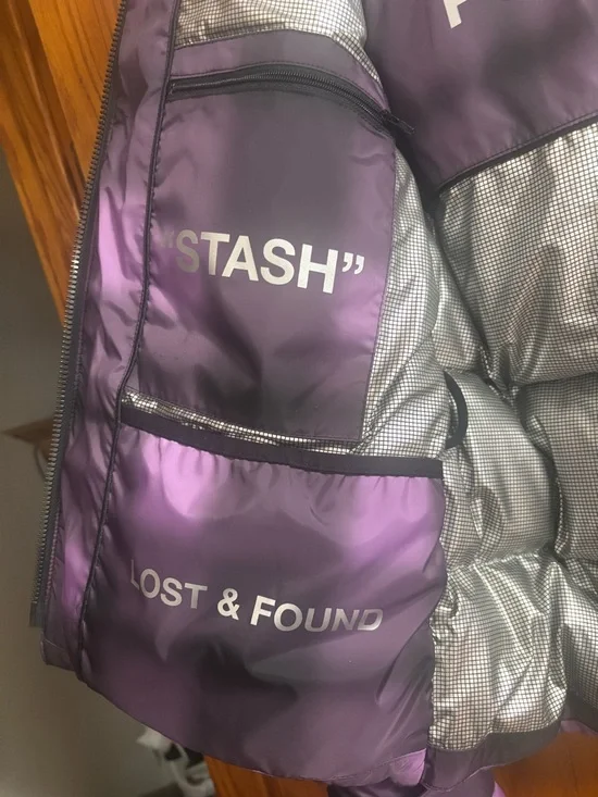 Moose Knuckles Power Puff Thudaka Puffer Jacket In Arctic Violet - Picture 6 of 11